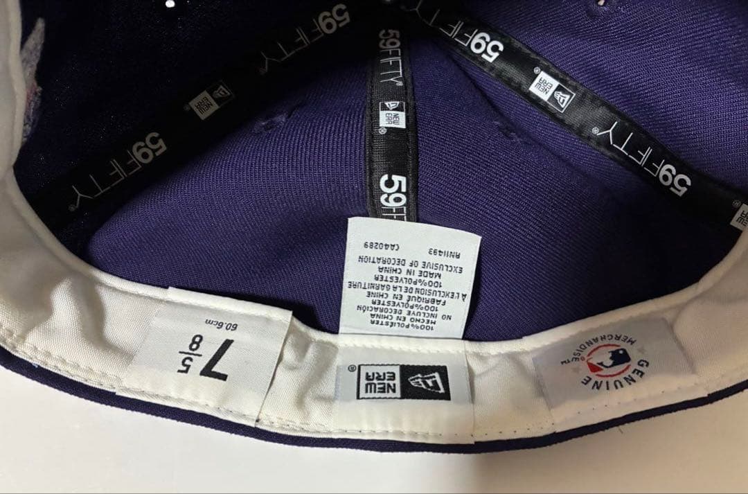 ダイヤモンドバックス パープル　MLBキャップ