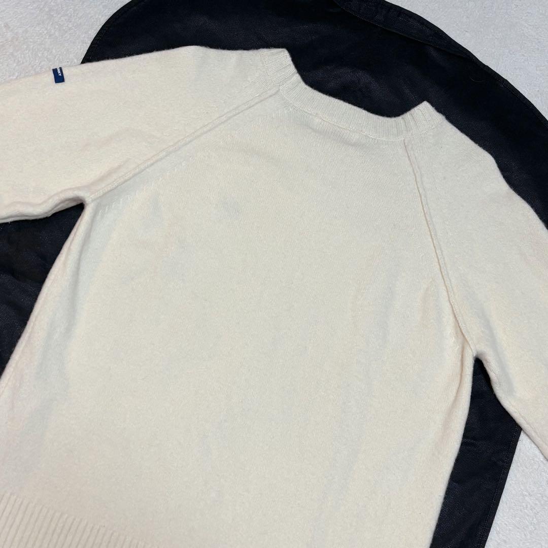 マスターバニーエディション ゴルフ クルーネックニット アイボリー サイズ6