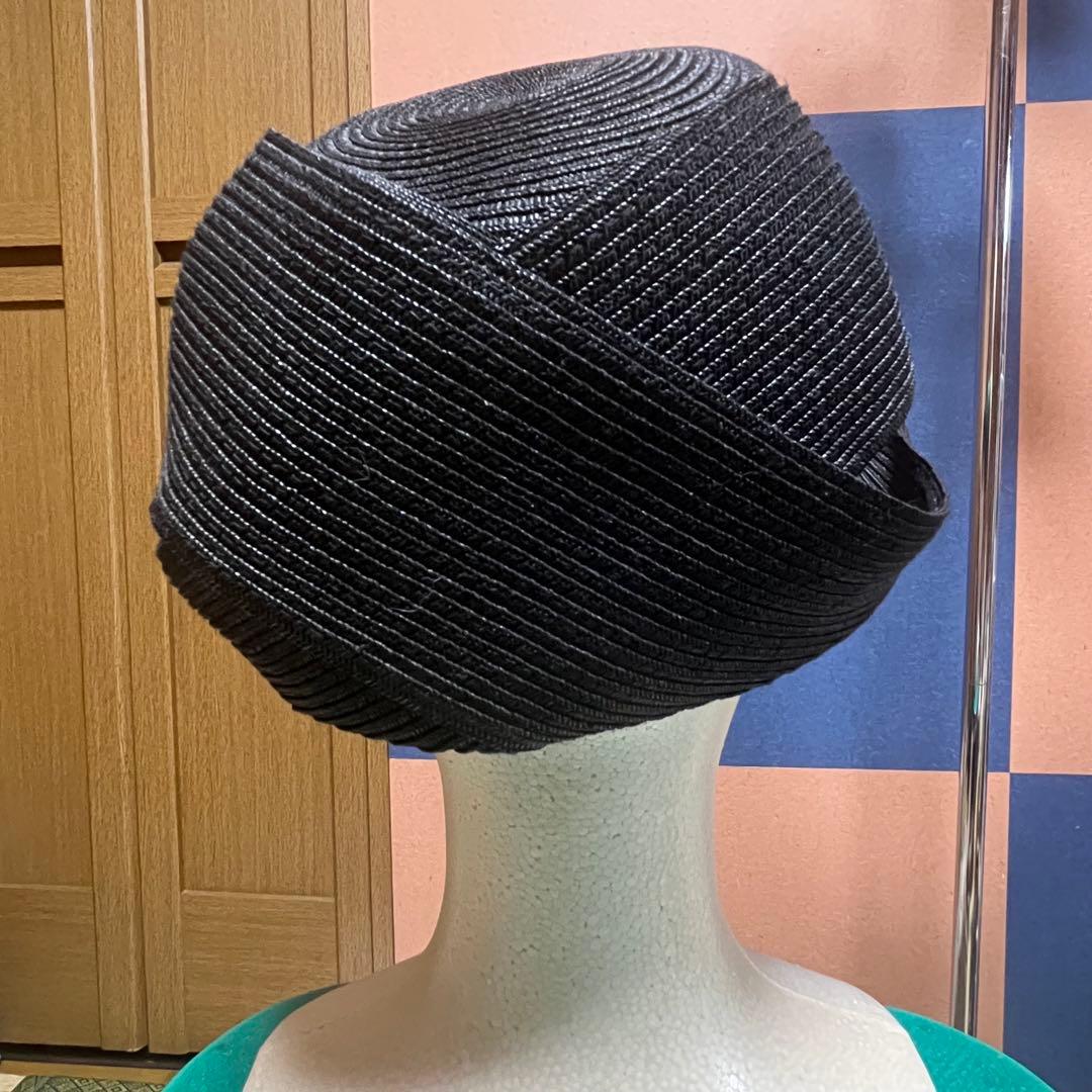 【未使用】SOU・SOU ハット 麦わら帽子 ねね 濡羽色