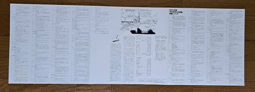 ルパン三世　カリオストロの城　LPレコード【中古】3枚セット