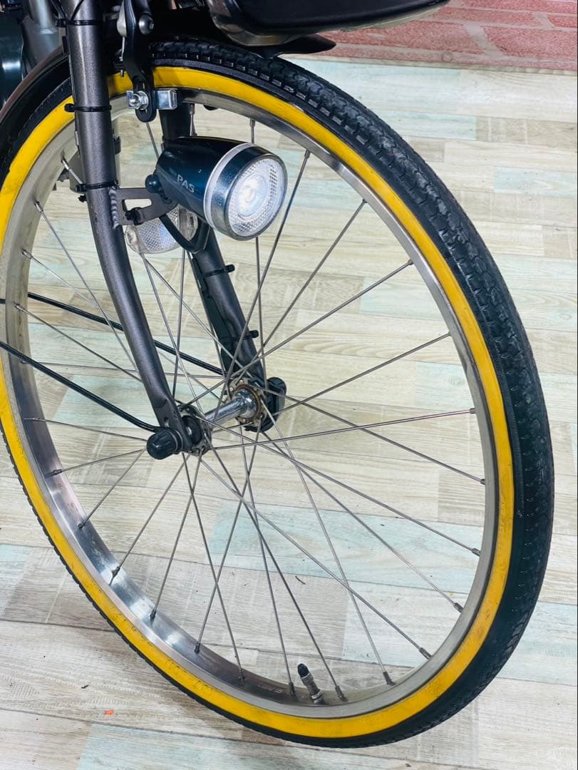 ZK3499 電動自転車 ヤマハ パスキス 子供乗せ 26インチ 送料無料