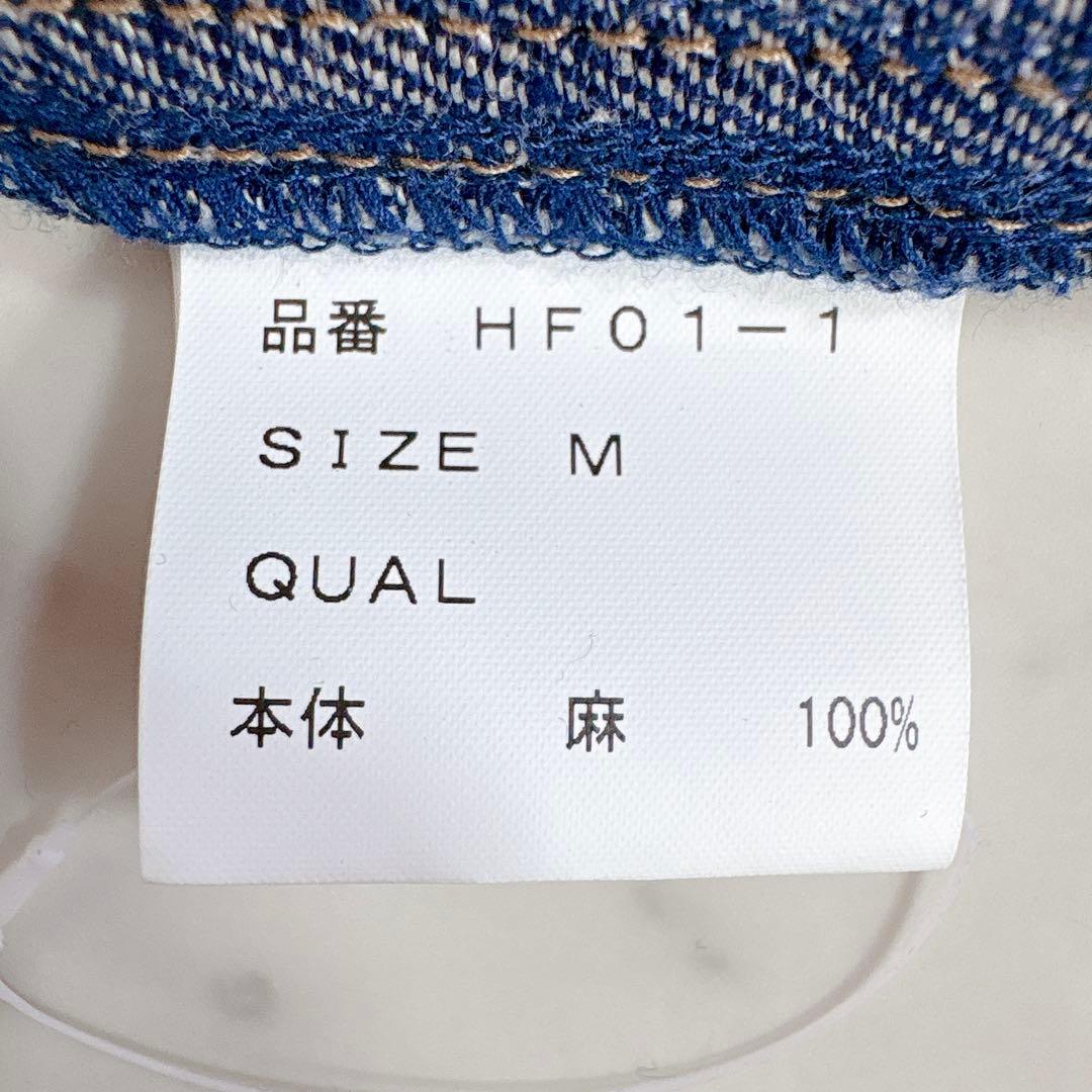 極美品✨SINME　シンメ　リネンデニムシャツ　麻100%　希少　オーバーサイズ