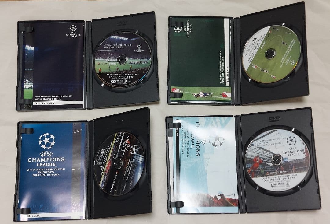 UEFAチャンピオンズリーグ DVD 18本まとめ売り