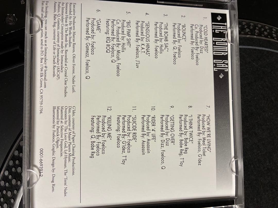 洋楽 g-rap Foe Loco THE BOMB SAC