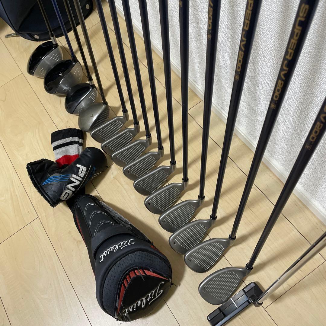 ゴルフクラブセット Callaway PING他15本 バッグ無し