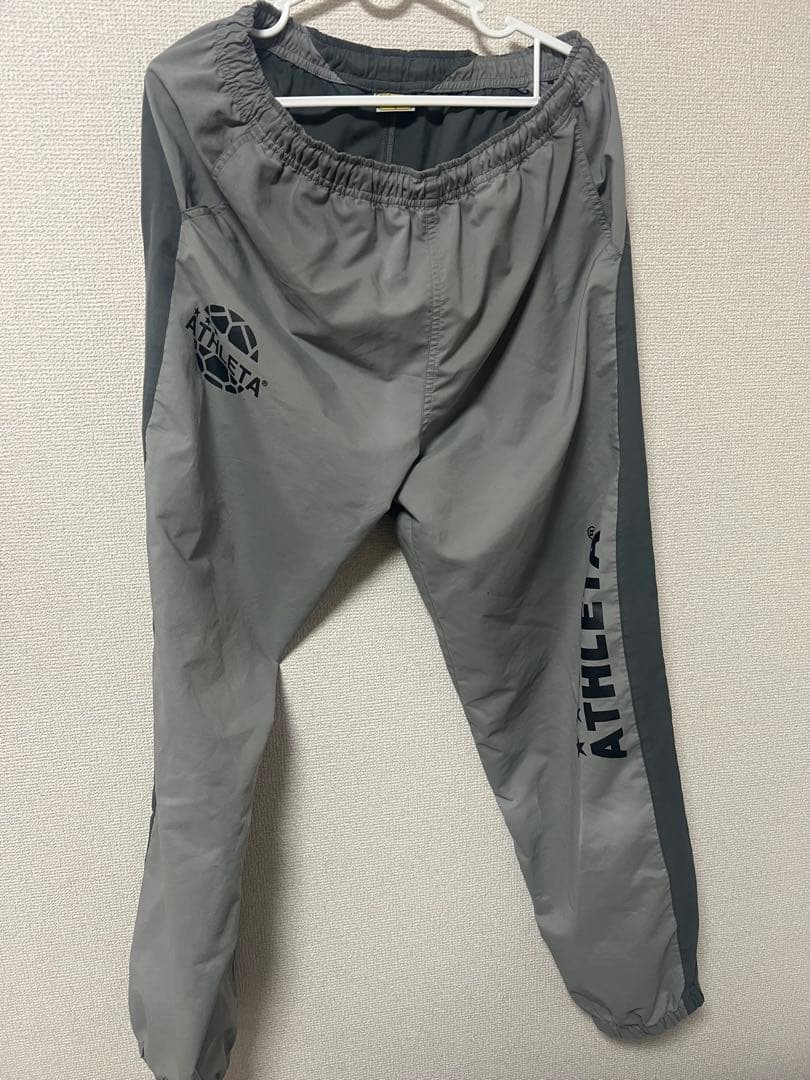 ATHLETA グレー 長袖シャツ パンツ セットアップ