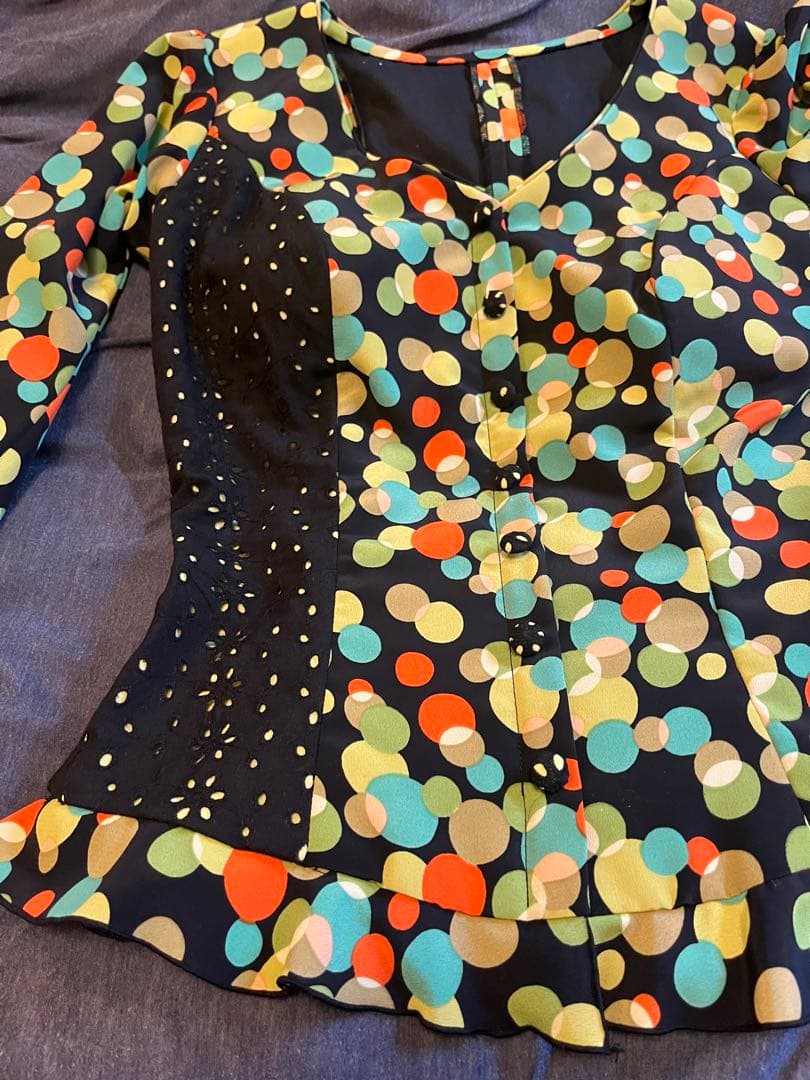 HERMOSA フラメンコ　衣装　ツーピース　ボランテが美しいです