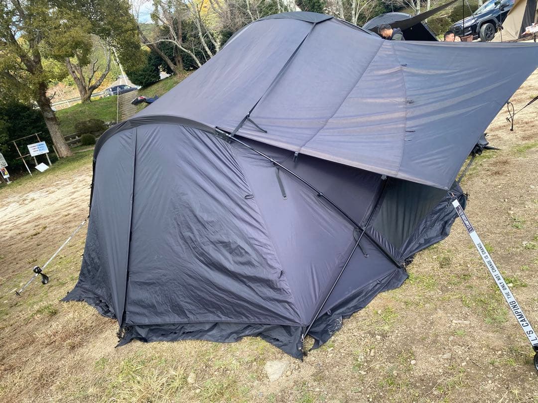 テンビシェルターブラック本体TPU ルーフ インナーテント グランドシートセット