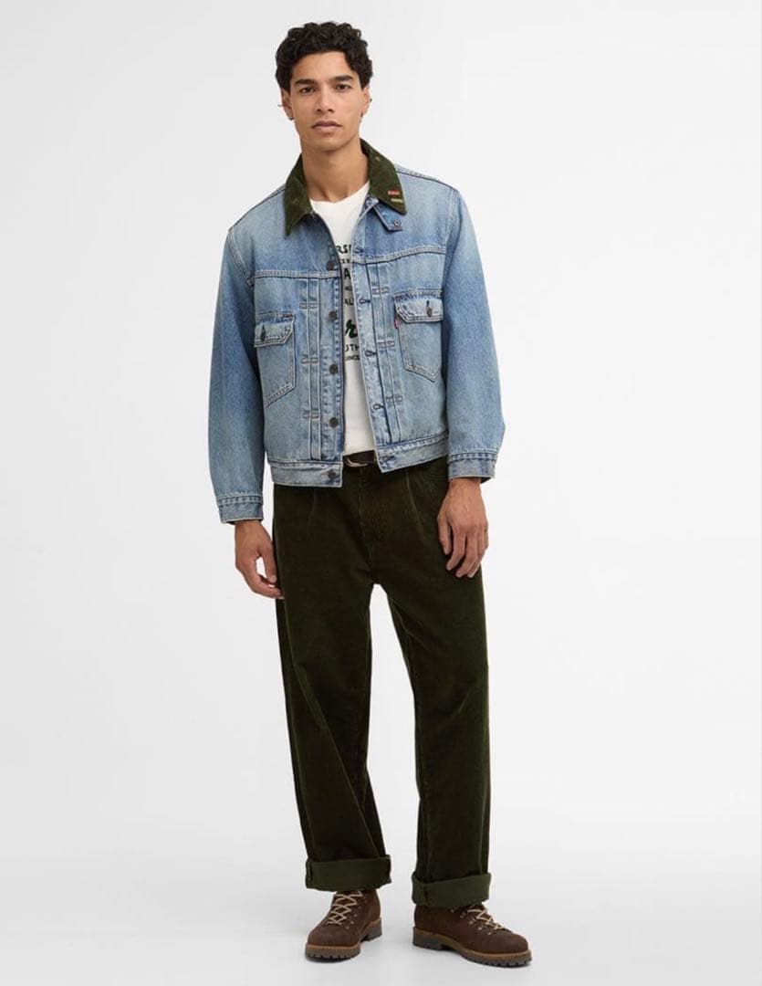 バブアー　リーバイス　Type2 トラッカー ジャケット