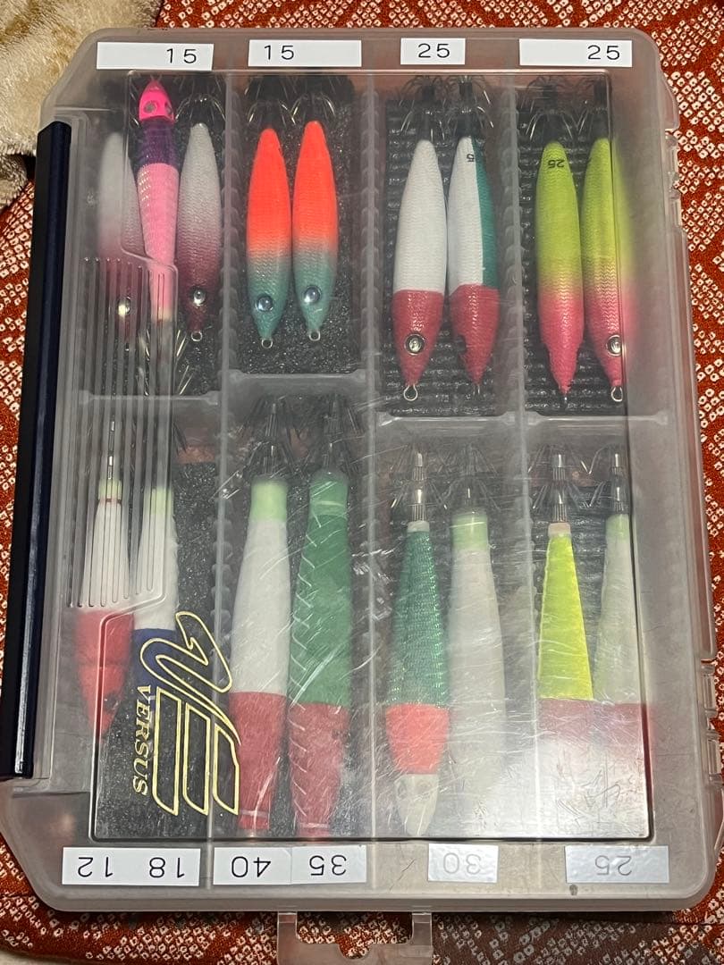 エギ・餌木セット 多色 収納ケース付き