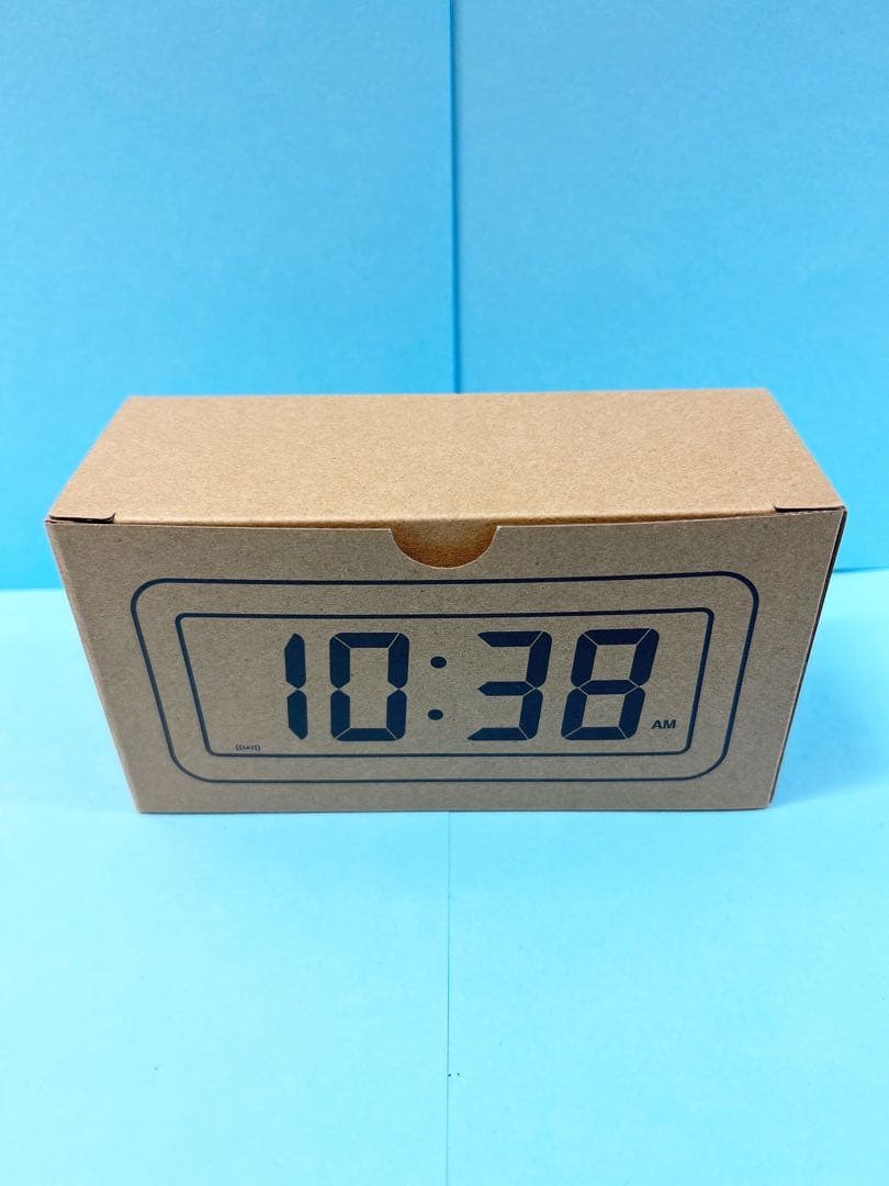 新品★無印良品★ デジタル時計・小 ブラック muji 時計