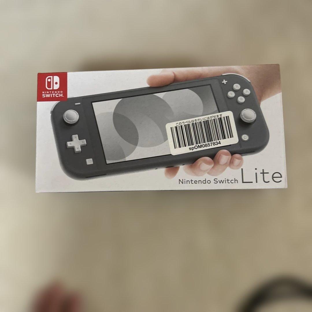 Nintendo Switch Lite グレー　箱、収納ケース付き