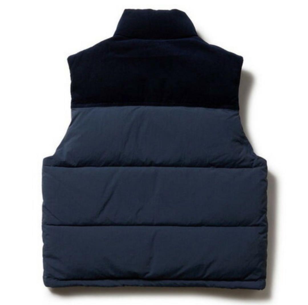 ニューエラ（NEW ERA）ダウンベスト コーデュロイ ナイロン コンビ