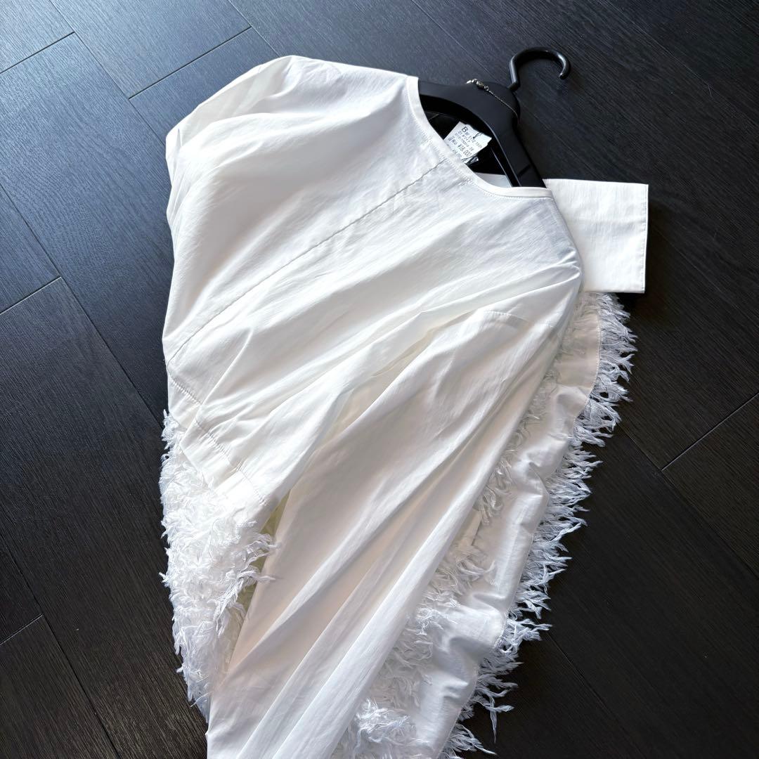 新品スコットクラブ　ラディエイト　ノーカラーブラウス　ヤマダヤ