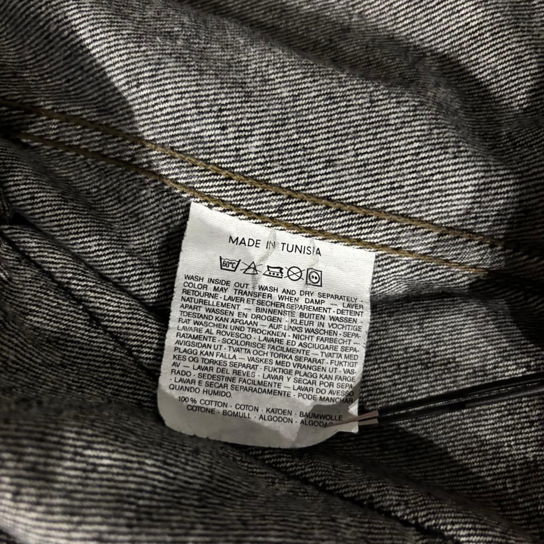 濃黒先染めブラック Levi’s 70503 デニムJKT L #786