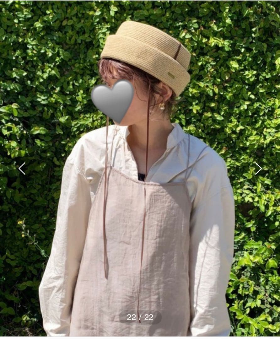 kaorinomori カオリノモリ ダンザトーク ストローハット 麦わら帽子