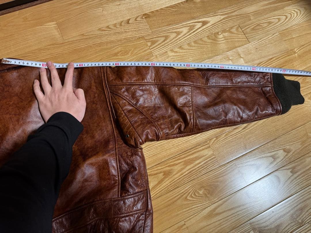 AMECO A-2　レザージャケット　サイズ110