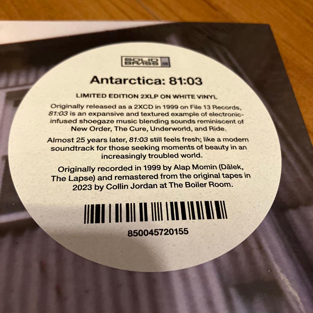 新品未回復 ANTARCTICA 81:03 LP2枚組　レコード