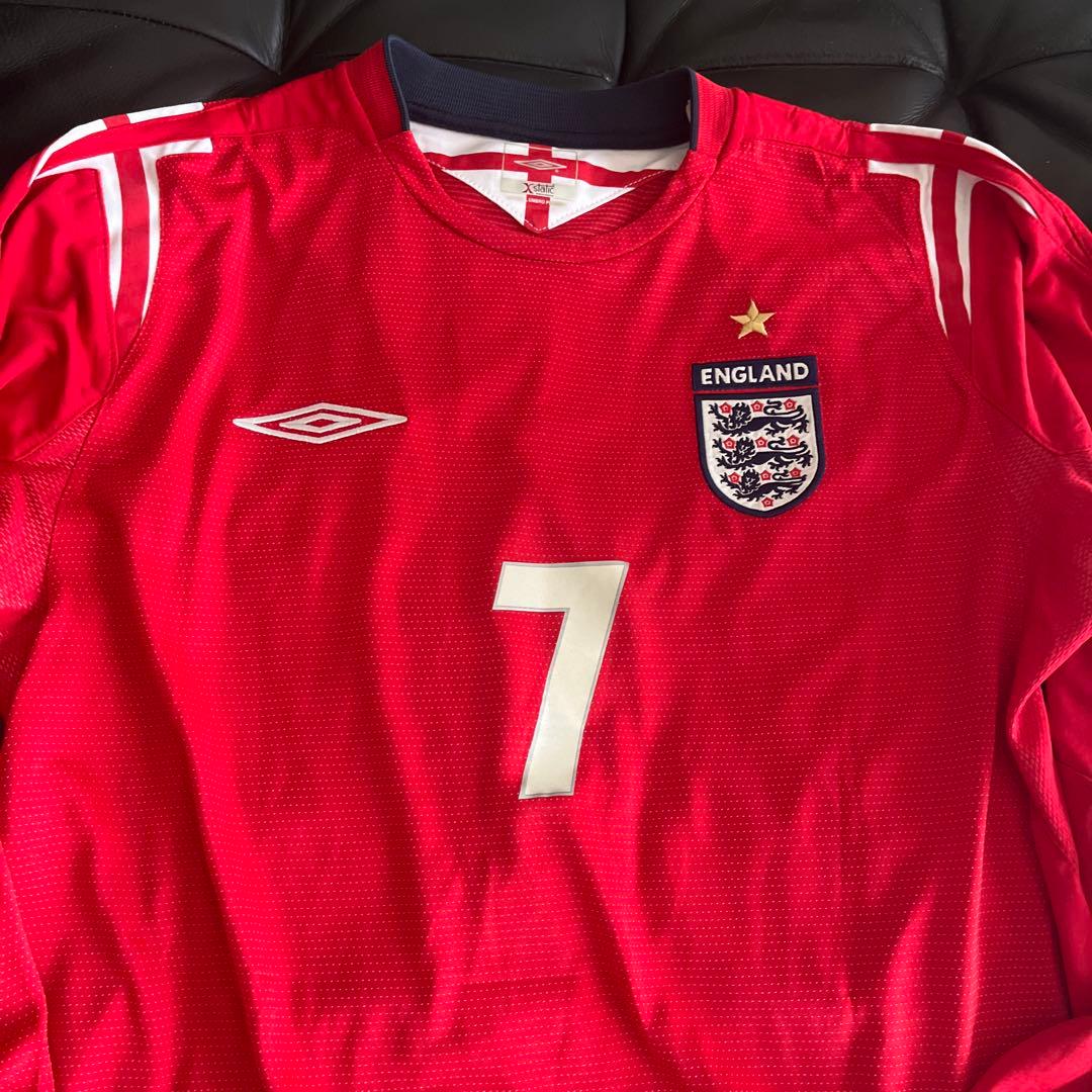 ベッカム　ユニホーム　イングランド代表 7番 長袖　M カッコイイ♪