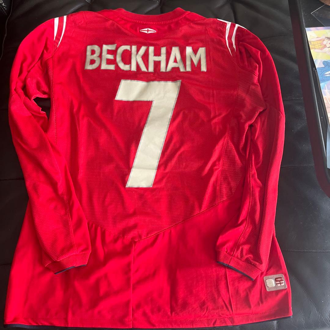 ベッカム　ユニホーム　イングランド代表 7番 長袖　M カッコイイ♪