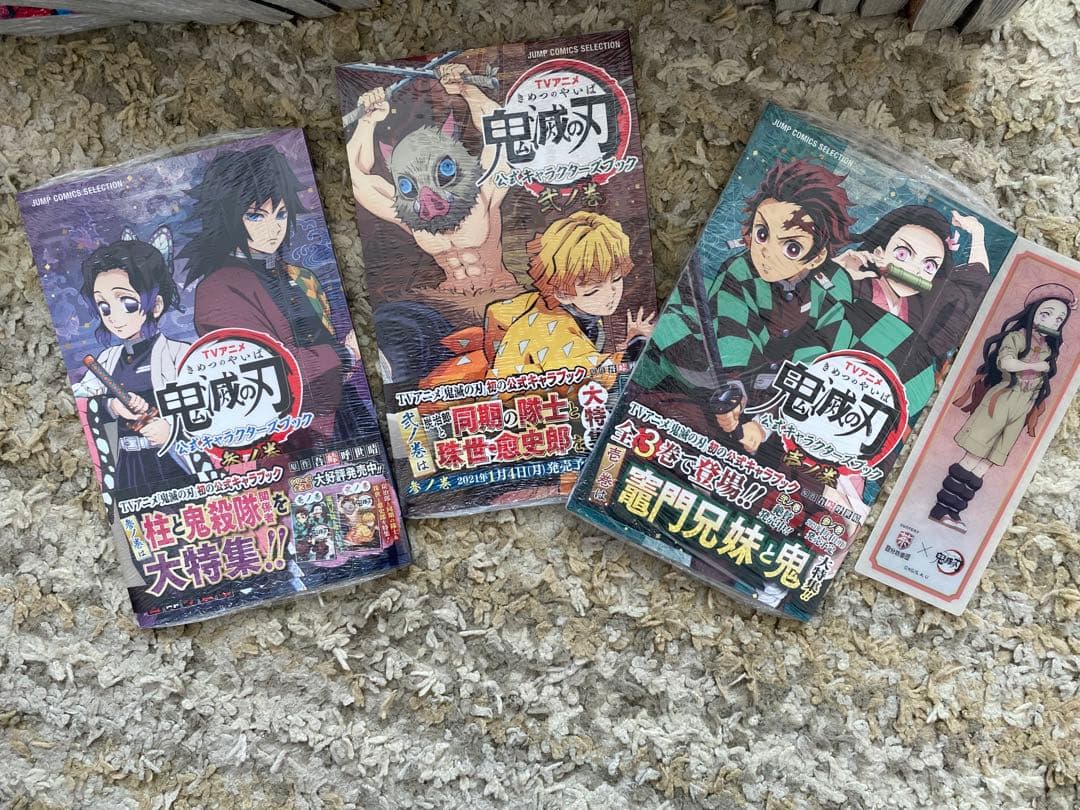 ▫︎鬼滅の刃全巻＋外伝、キャラクターズブック3冊