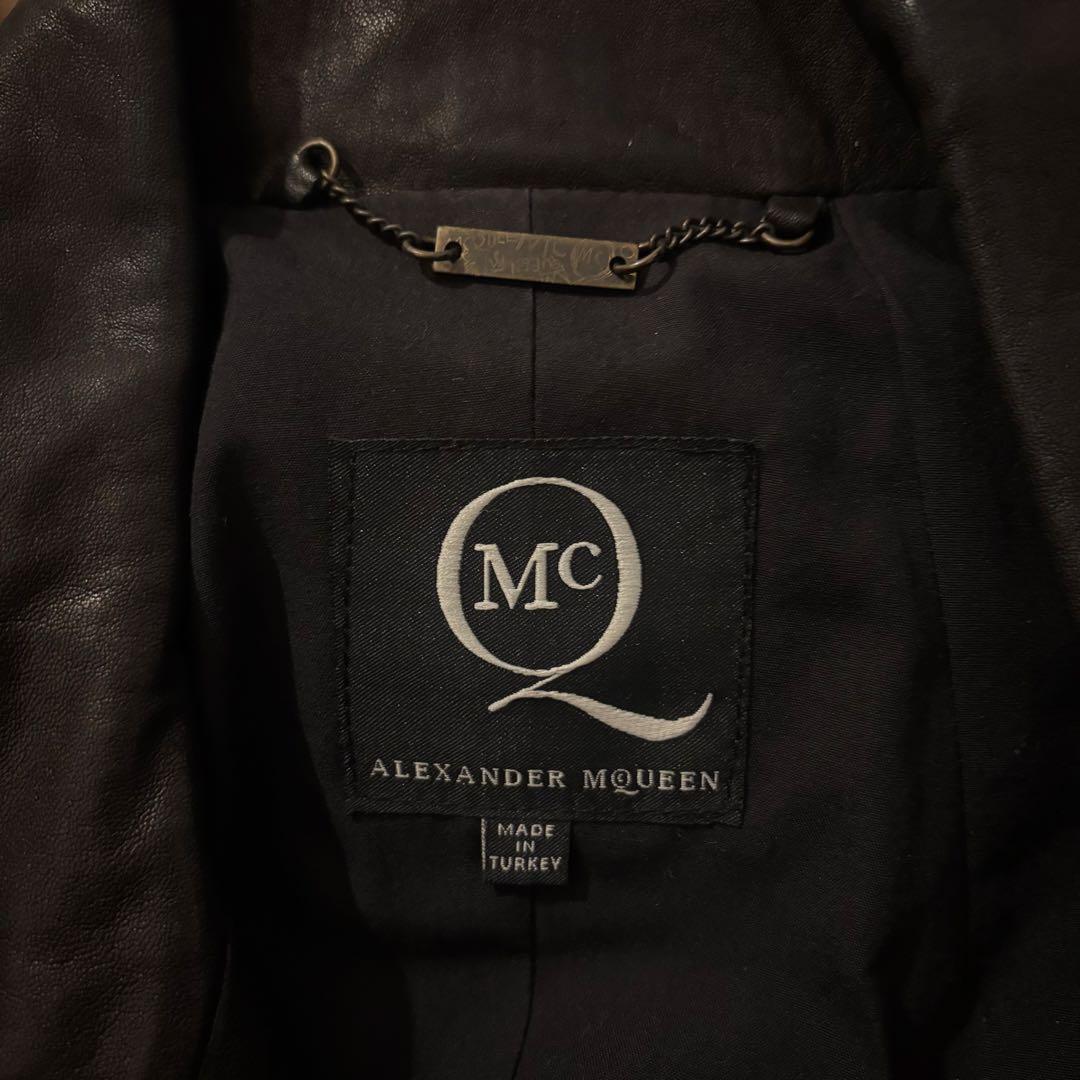 ジャケット・アウター ALEXANDER McQUEEN archive leather jacket