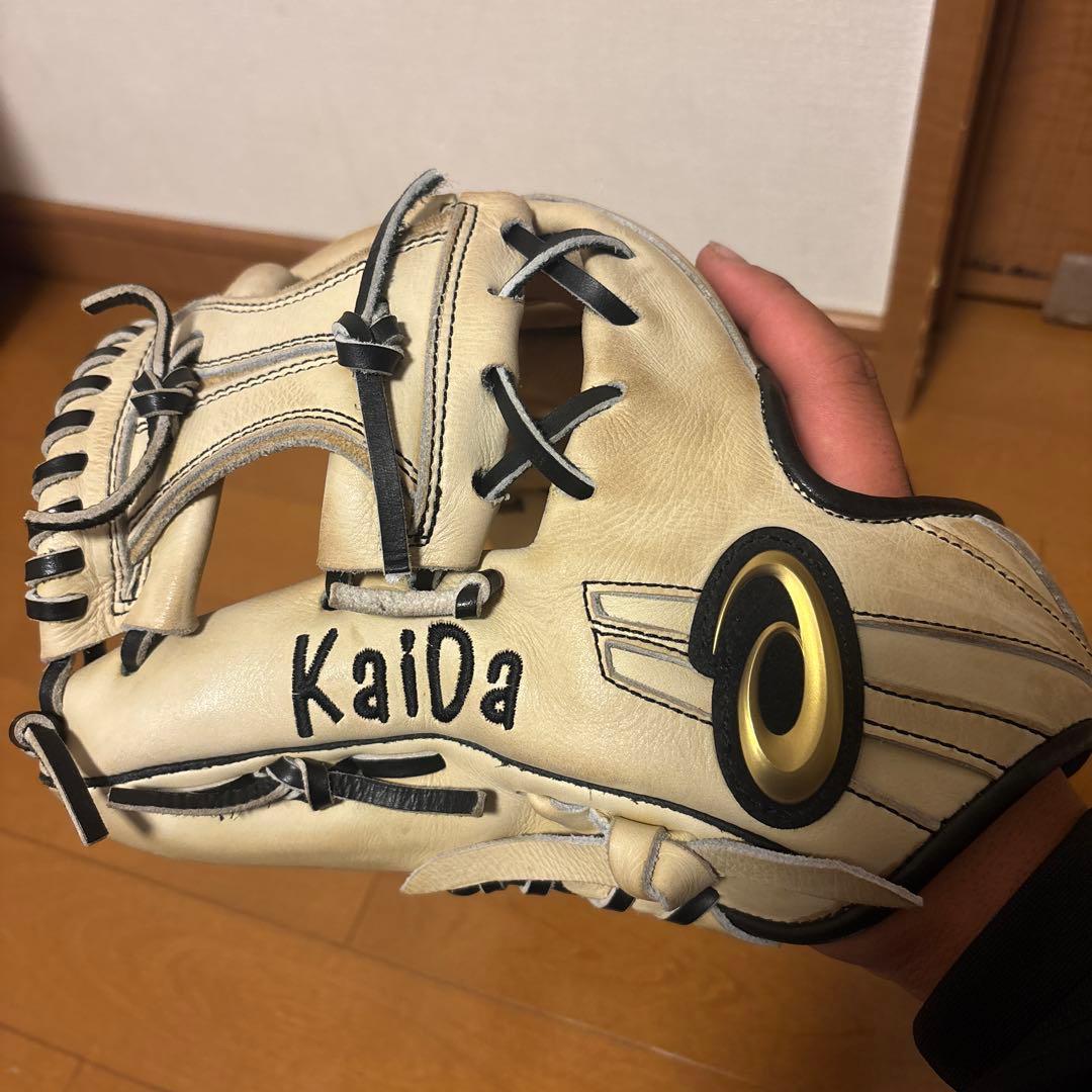 千*民様 【希少】【美品】‼️プロ支給品左グローブ元オリックス　海田智行選手実使