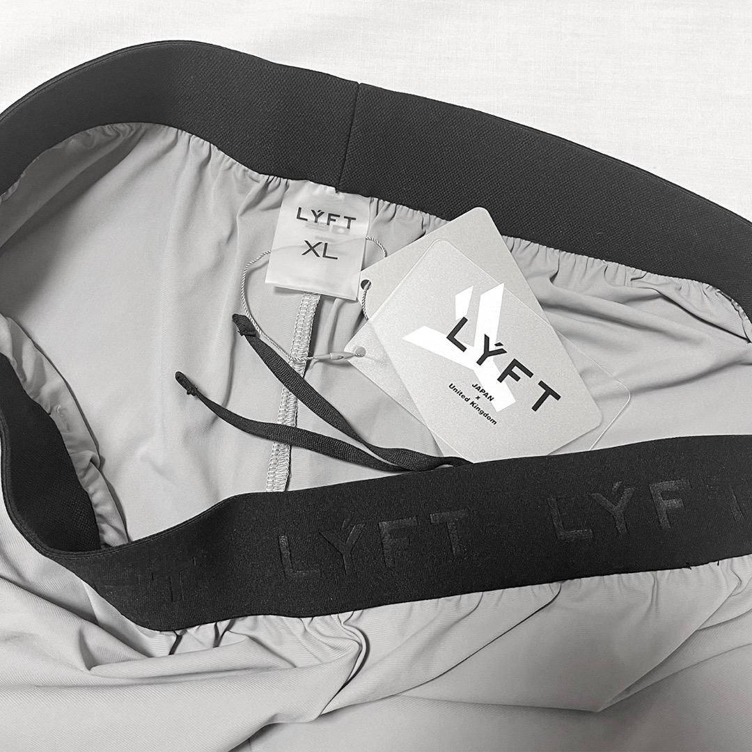 LÝFT GÝM ストレッチ テーパードパンツ メンズ XL グレー