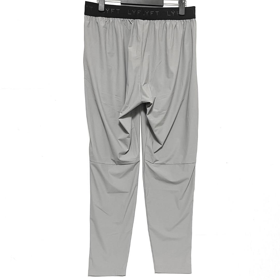 LÝFT GÝM ストレッチ テーパードパンツ メンズ XL グレー