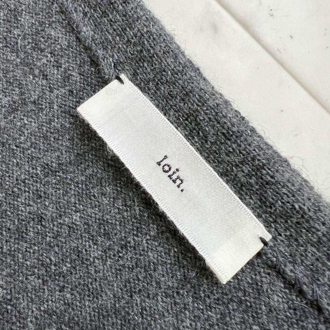 loin. 2025 最新作 カシミヤニットベスト Vネック グレー 井川遥