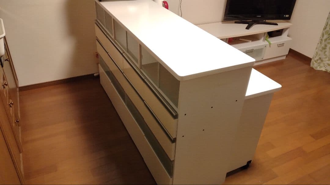 キッチンカウンター　カウンターテーブル　160cm