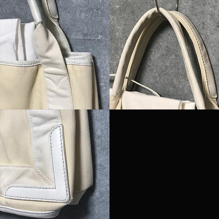 BALENCIAGA ハンドバッグ 339933 ネイビーカバス ポーチ付き
