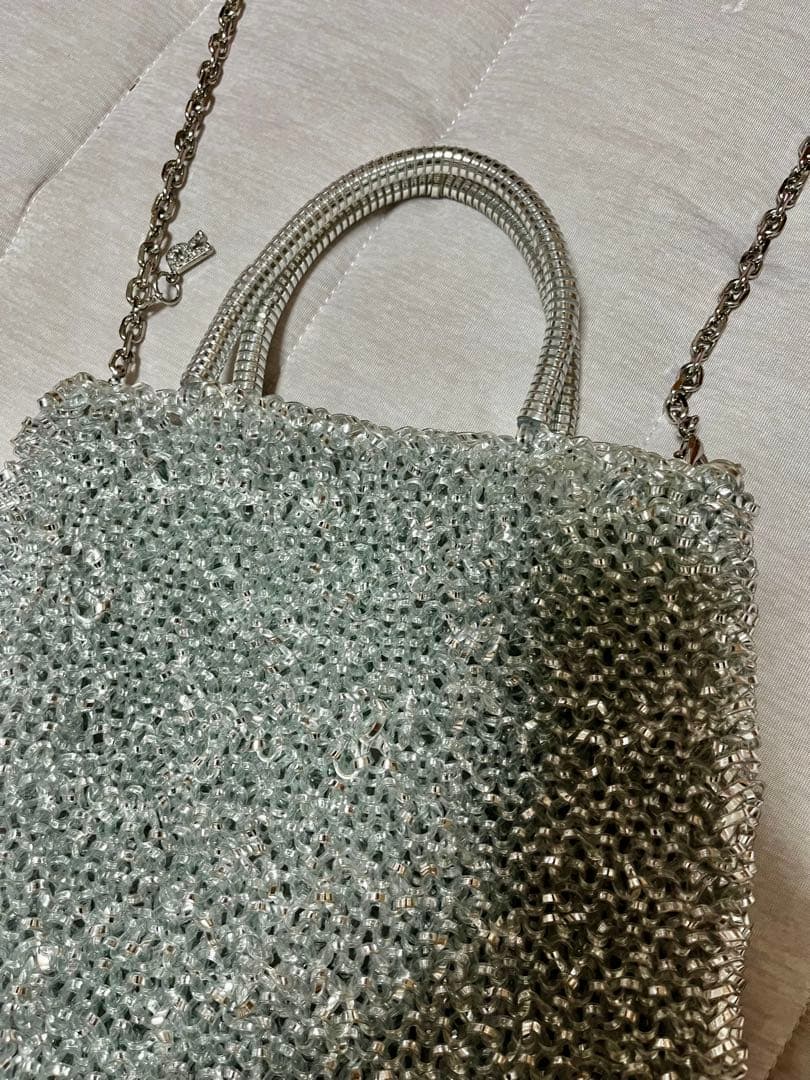 アンテプリマ風　シルバーキラキラビーズパーティパック❤️