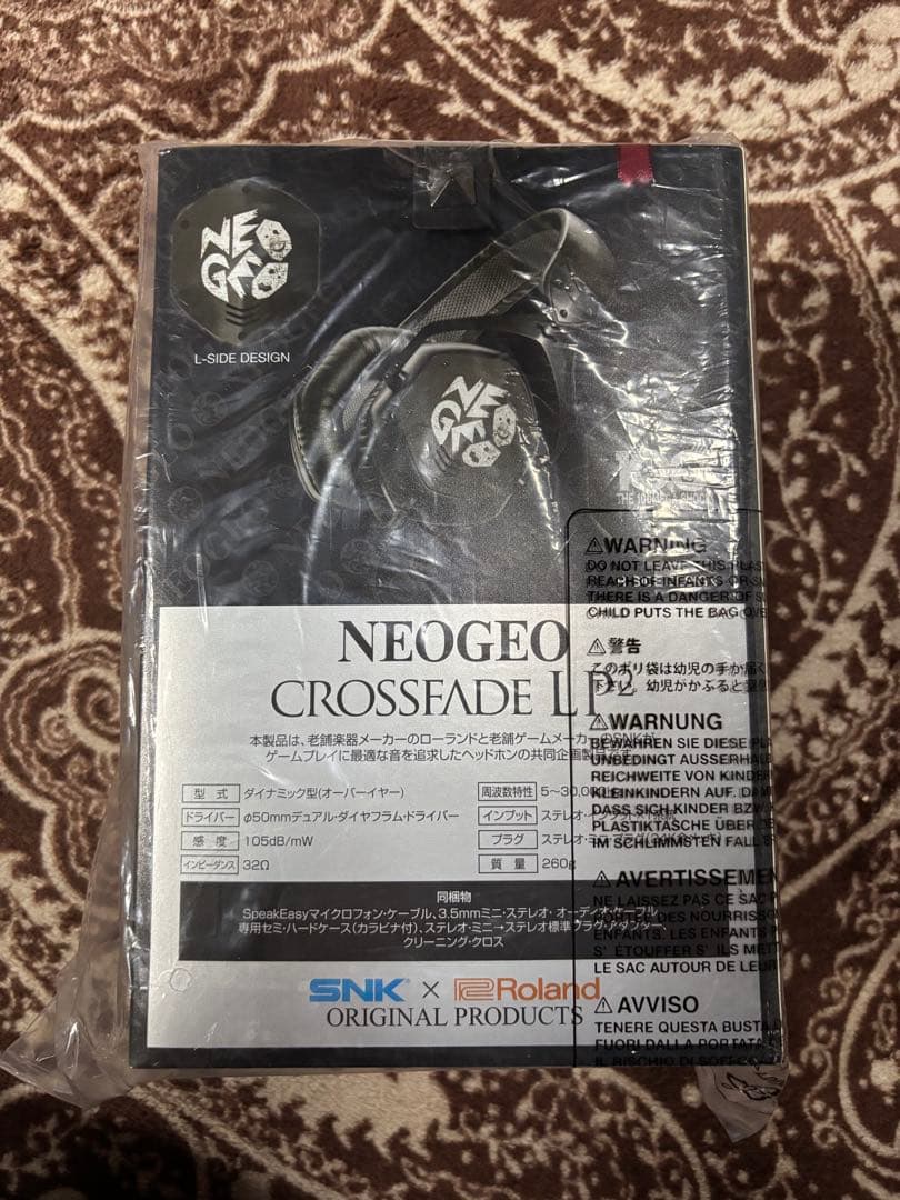 SNK Roland NEOGEO CROSSFADE LP2 ヘッドホン