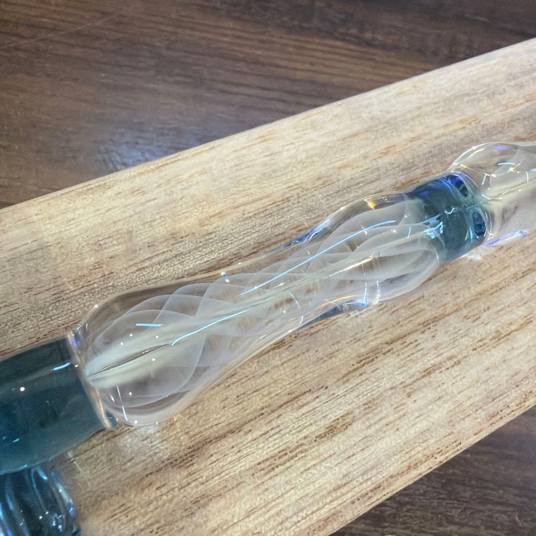 川西硝子　綾線　アトランティス　ペンレスト、木箱付き