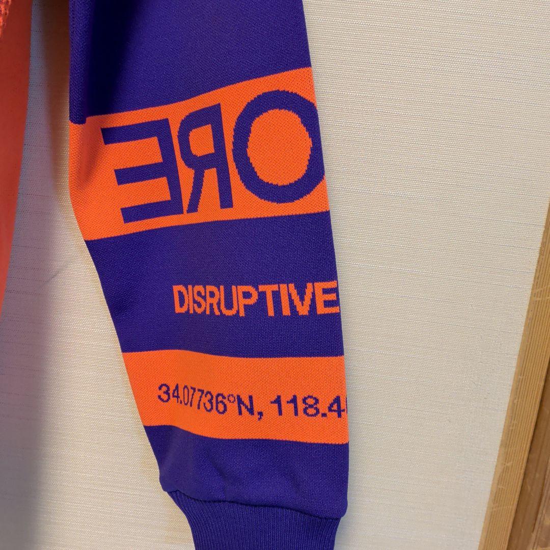 ジーフォアオレンジ カラーブロック ニットセーター