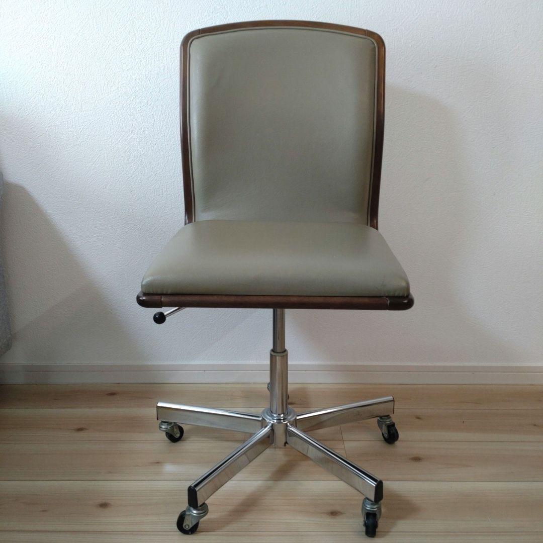 karimoku キャスター付き昇降式　チェア 椅子　カリモク　書斎