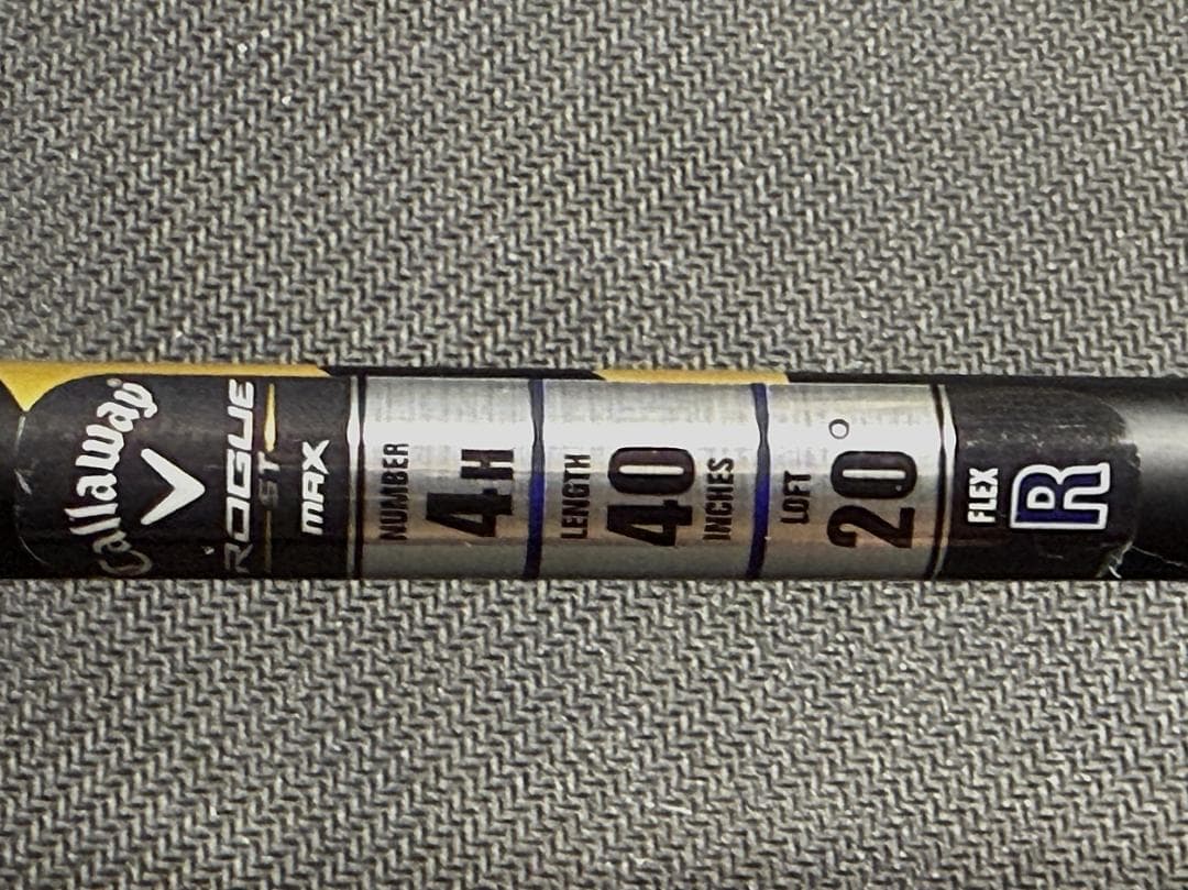 ROGUE ST MAXユーティリティ4H 20°　フレックスR