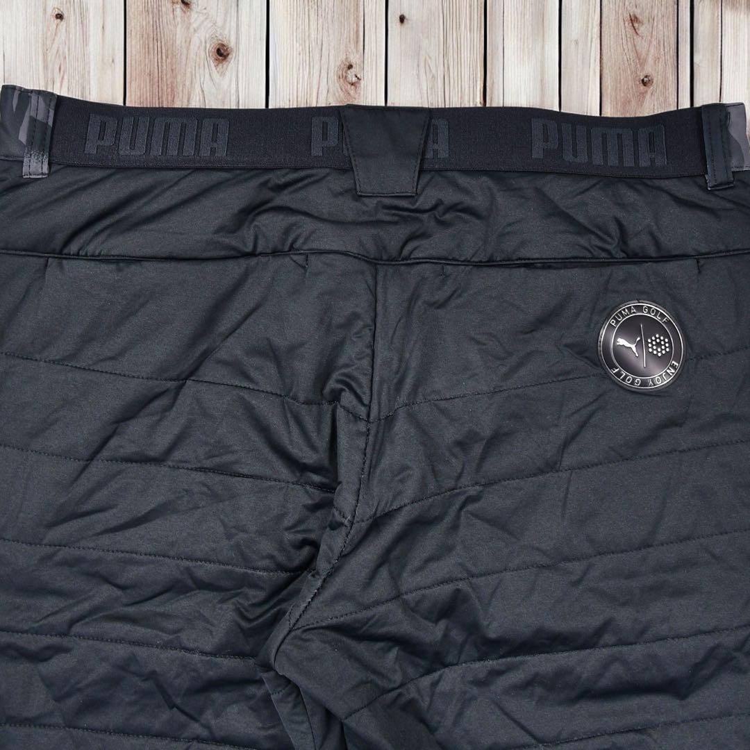 11M451◯PUMA GOLF パディング ジョガーパンツ 中綿 ゴルフパンツ