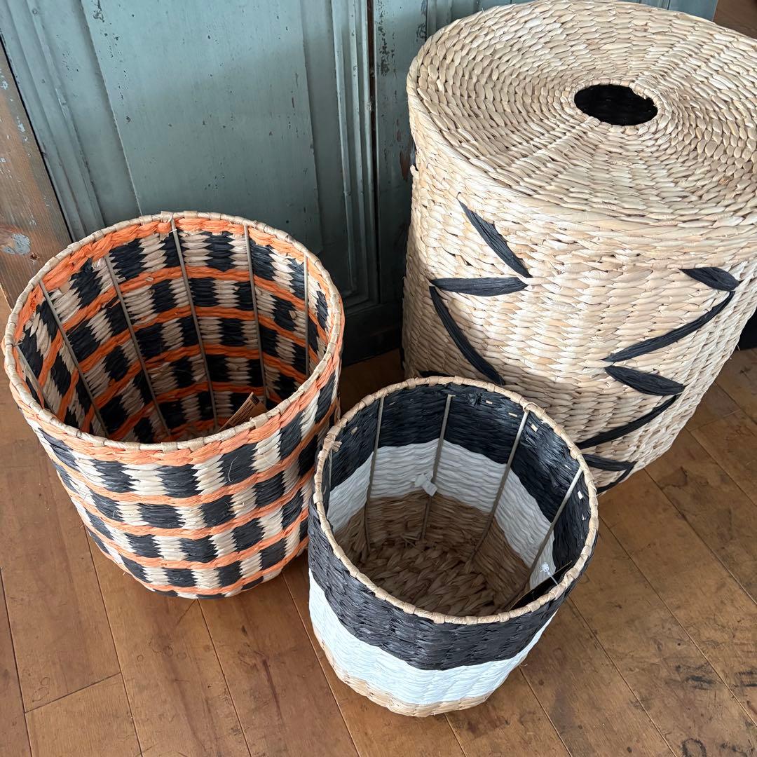 バスケット 3個セット インテリア雑貨