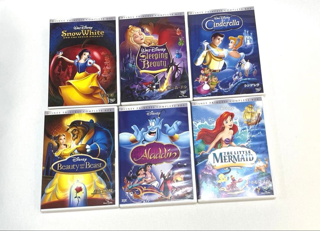 動作確認済　ディズニー　プリンセス　コンプリート　DVDBOX 6枚組