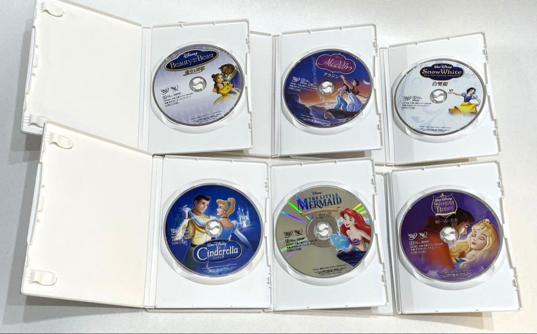 動作確認済　ディズニー　プリンセス　コンプリート　DVDBOX 6枚組