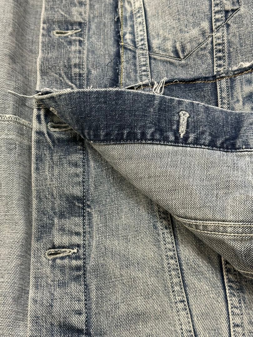 新品 BALENCIAGA カットアップ デニムジャケット デニム再構築