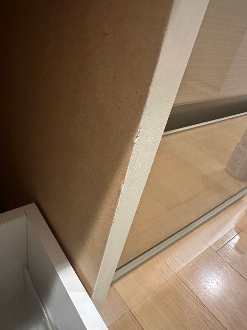 ニトリ　キッチンボード　レガーレ　160cm ホワイト 食器棚 ガラス扉付き