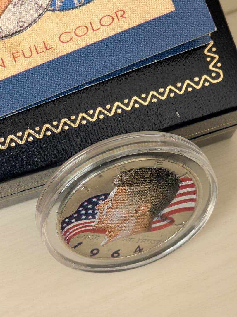 希少 1964年ジョン・F・ケネディ ハーフダラー銀貨❗️カプセル入❗️