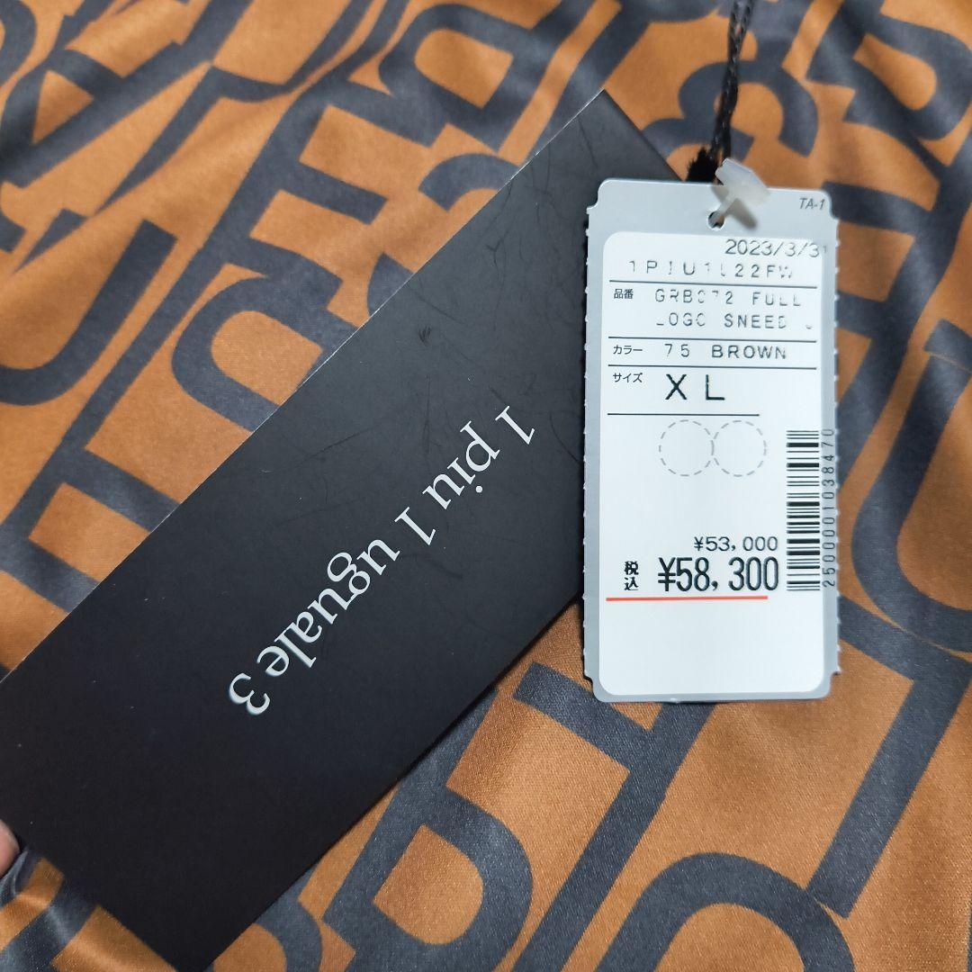 新品　1PIU1UGUALE3 GOLF フルロゴスニードジャック サイズ６XL