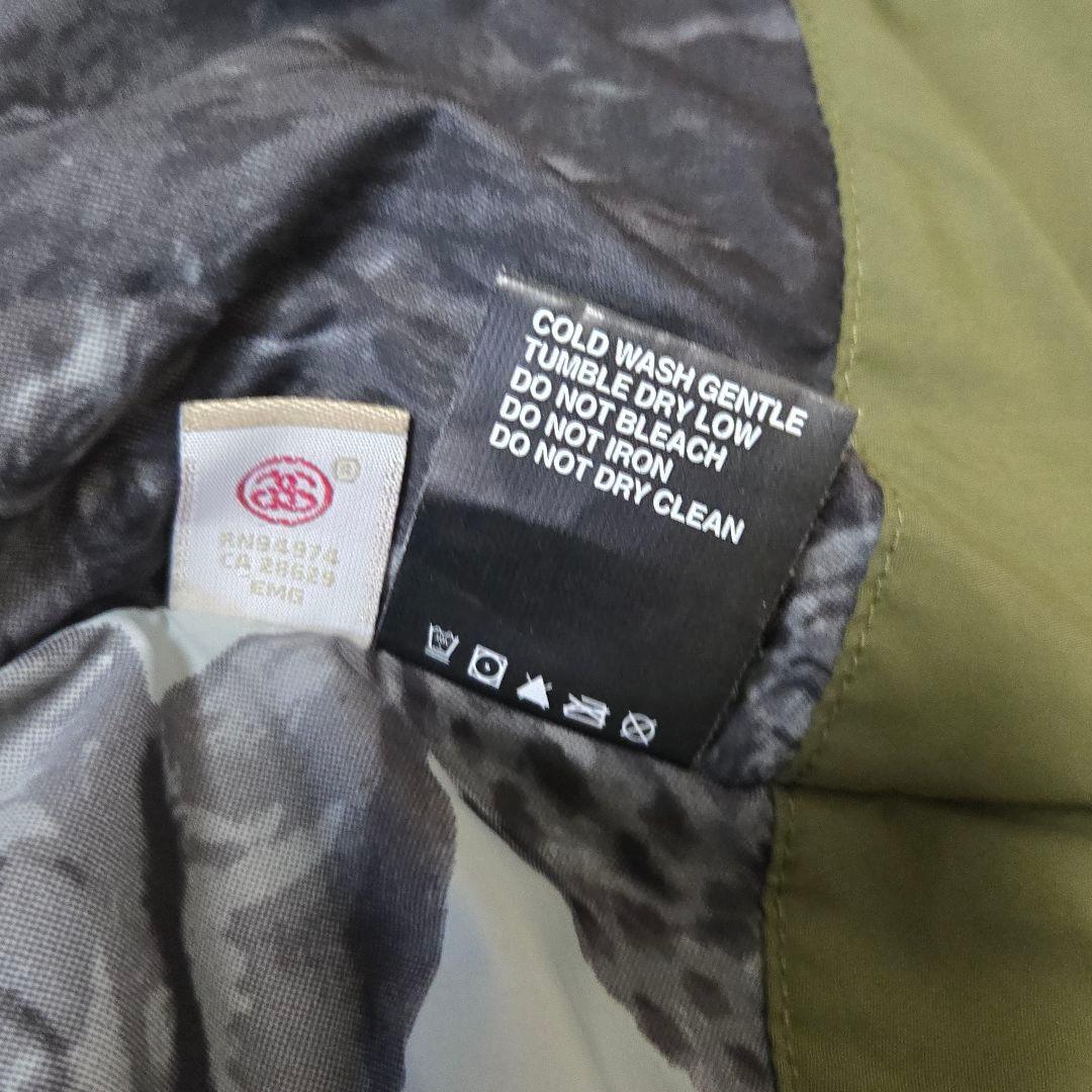 STUSSY/ステューシー 黒タグ 胸パッチ 裏アニマル柄 ダウン ベスト M