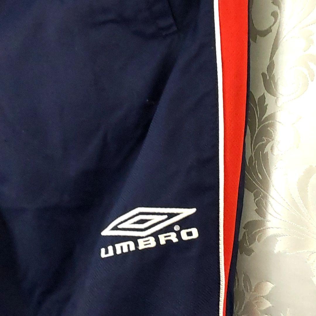 【フォロー割10%オフ】UMBRO ピステ上下 ネイビー/レッド(中綿あったか)