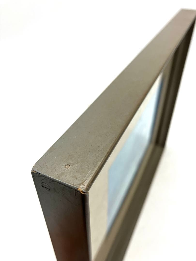 西村計雄画伯 花風 0号 美術画 沖縄の踊り 1枚の繪 額縁付き サインあり