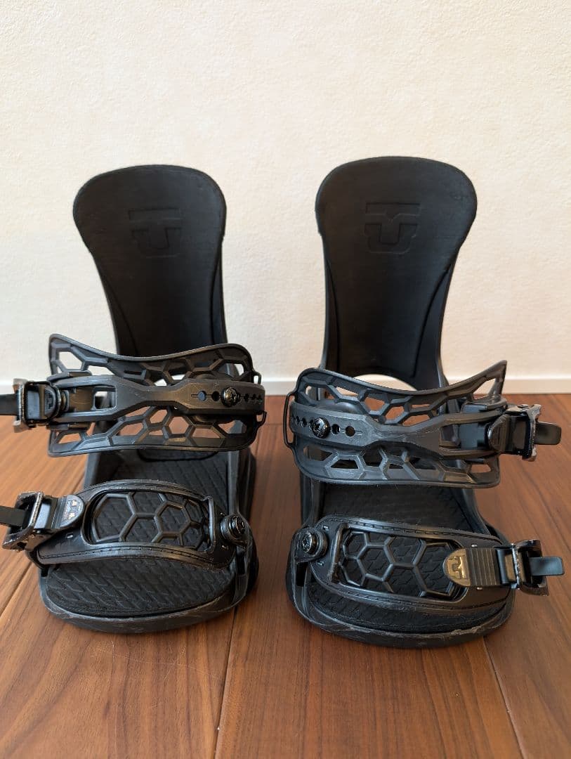 【キッズSサイズ】ブラック スノーボードビンディング UNION